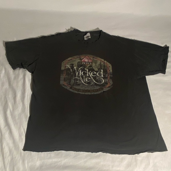 Vintage | Tops | Vintage Petes Hard Cider Distressed Single Stitch T ...